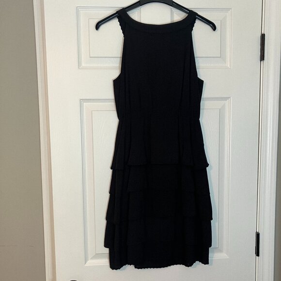 Anthropologie's Maeve: Black tiered ruffle dress (size 0) - Picture 5 of 10